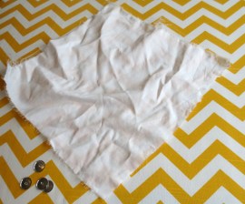 Old rags add a touch of class!