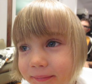 Kid can't learn math with hair in her eyes