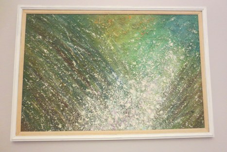 Untitled mixed media. This painting was a gift to my maternal grandmother.