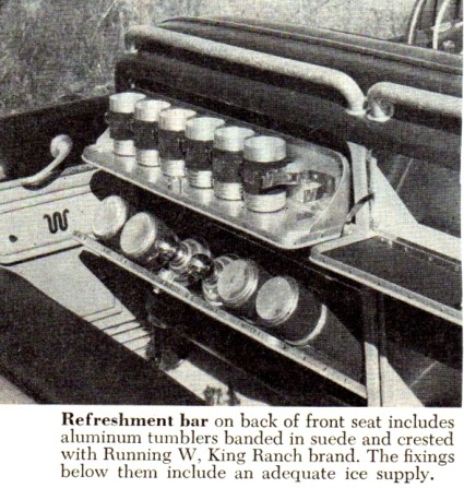 dashboard refreshment bar