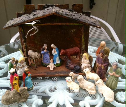 Christmas in July on the back patio