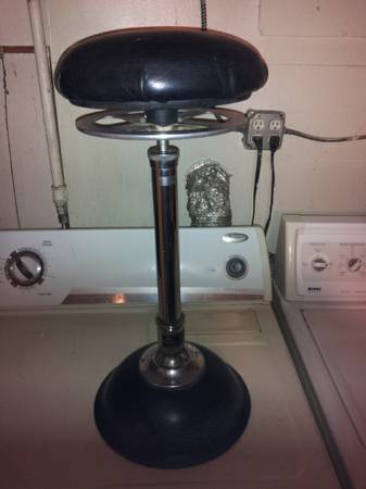 medical stool on washing machine