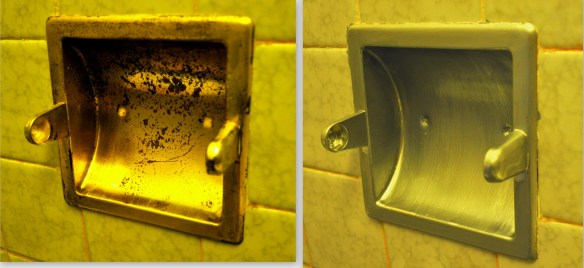 toilet paper holder before and after